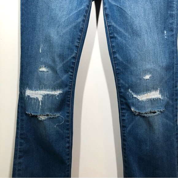 MADEWELL Cali Demi-Boot Jeans  Button-Front Edition Size 23 - Picture 4 of 11